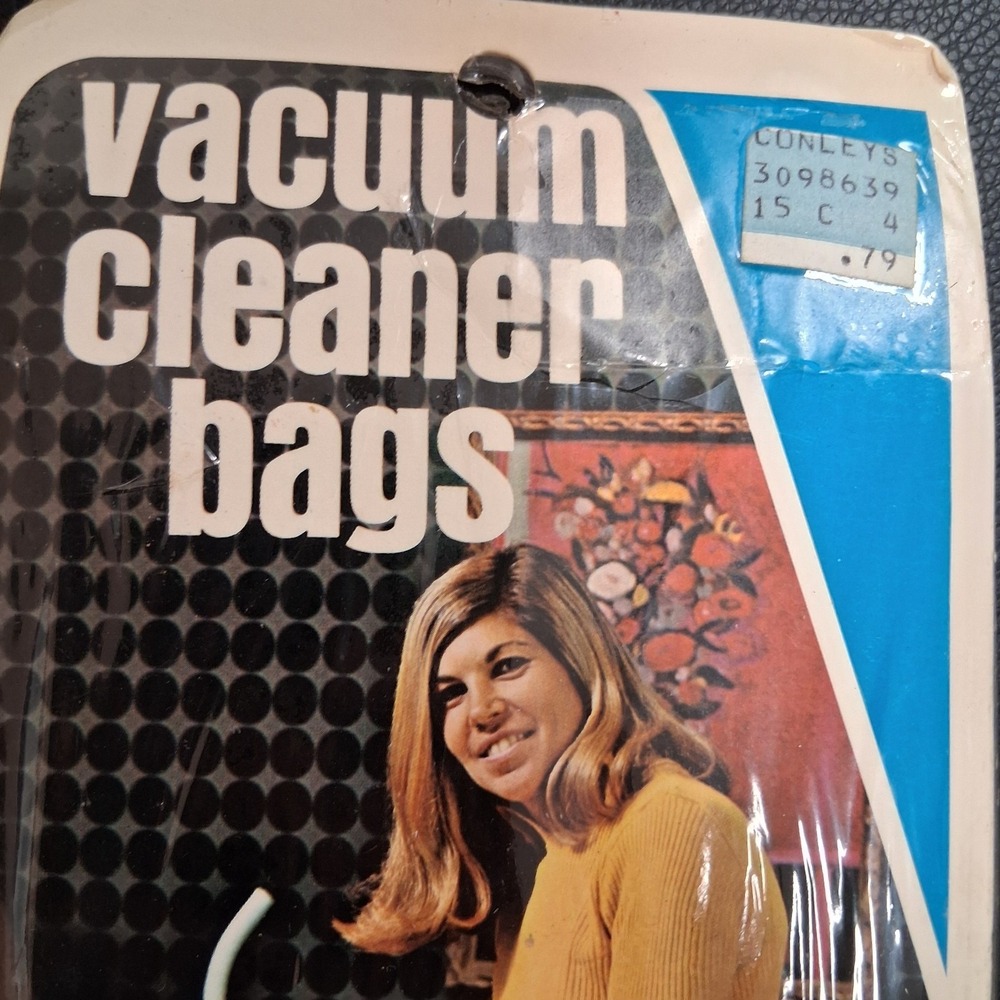 Vintage Hoover Vacuum Bags 4 Pack Sealed - Picture 2 of 4
